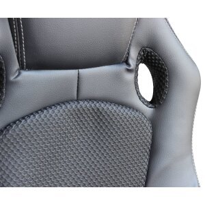 Poltrona da Gaming reclinabile in Poliuretano cm 61x65x114 – FORGE