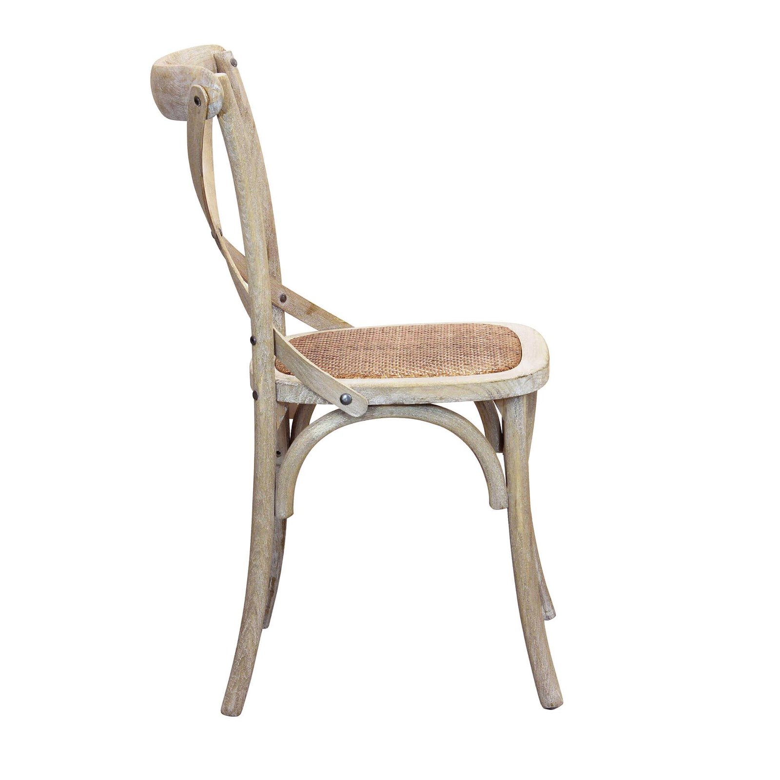 Sedia Vintage per Sala da Pranzo in Legno cm 46x42x87 – CROSS