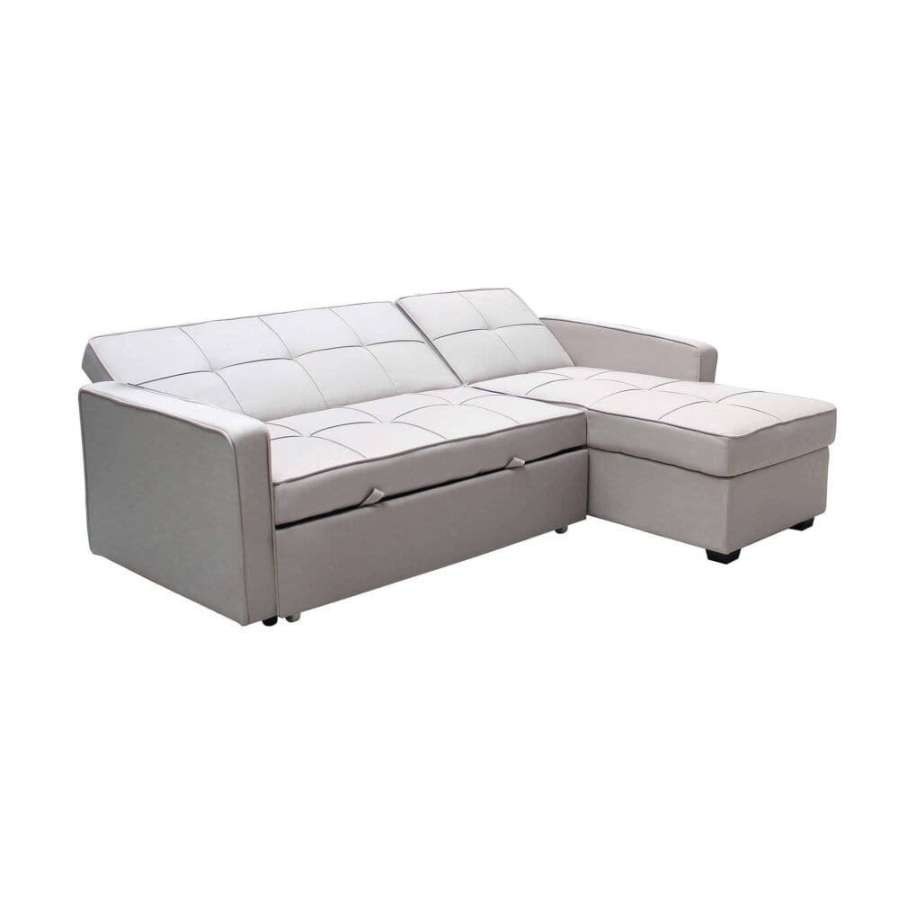 Divano Letto con penisola in Tessuto cm 210x164x89 – RANDAL