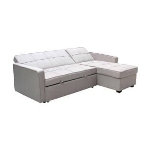 Divano Letto con penisola in Tessuto cm 210x164x89 – RANDAL