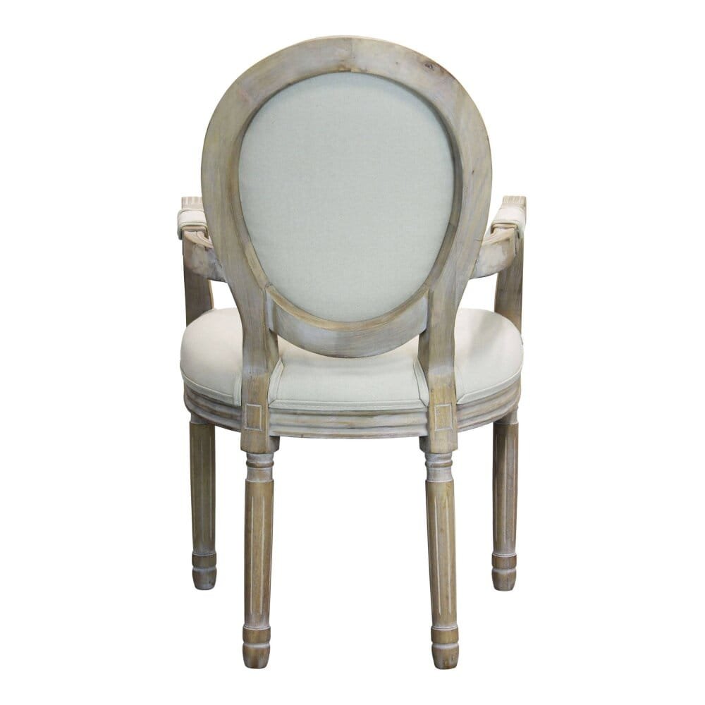 Poltrona vintage in Legno cm 46x55x96 – OVAL BACK