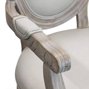 Poltrona vintage in Legno cm 46x55x96 – OVAL BACK
