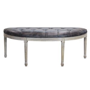 Panca vintage in ecopelle Fondoletto in Legno cm 125x45x48 – LISA