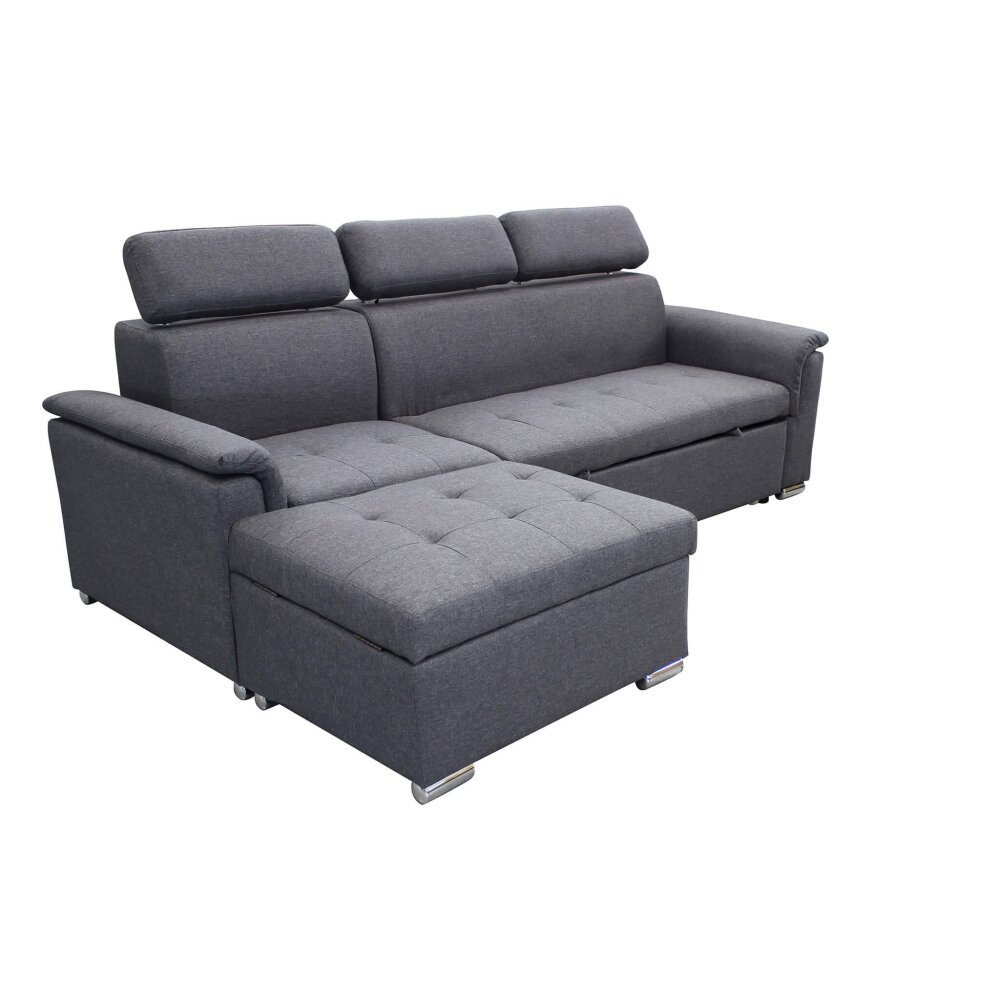 Divano Letto con penisola in Tessuto cm 234x148x84 – ALF