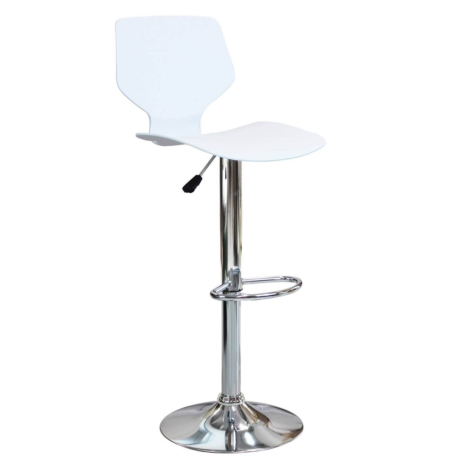 Sgabello Moderno per Sala da Pranzo in Plastica,Metallo cm 40x45x78 – FORREST