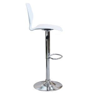 Sgabello Moderno per Sala da Pranzo in Plastica,Metallo cm 40x45x78 – FORREST