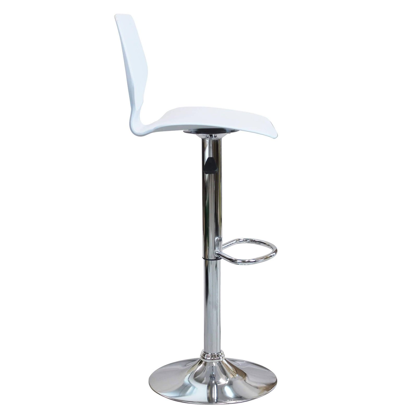 Sgabello Moderno per Sala da Pranzo in Plastica,Metallo cm 40x45x78 – FORREST