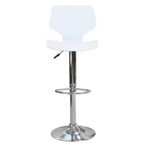 Sgabello Moderno per Sala da Pranzo in Plastica,Metallo cm 40x45x78 – FORREST