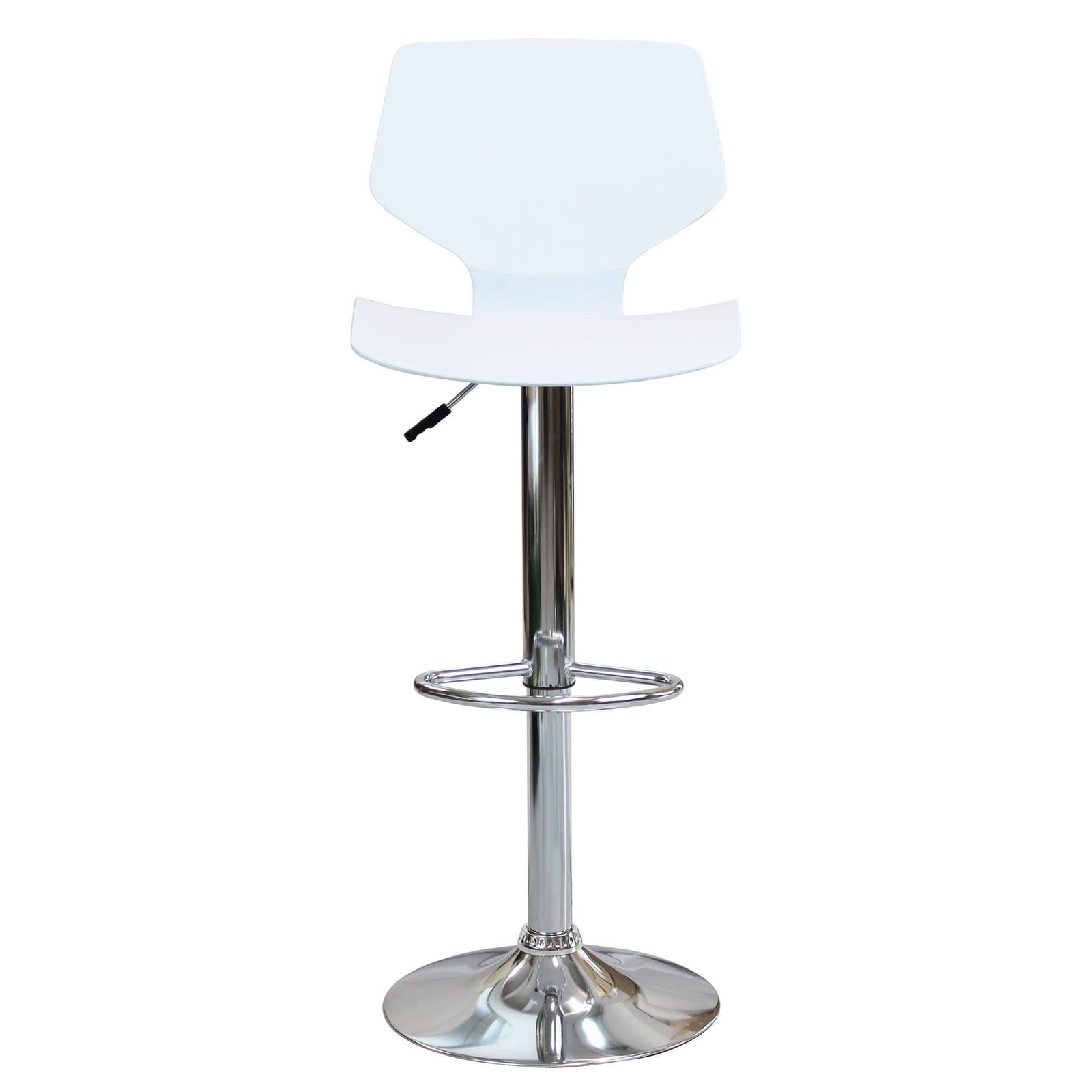 Sgabello Moderno per Sala da Pranzo in Plastica,Metallo cm 40x45x78 – FORREST