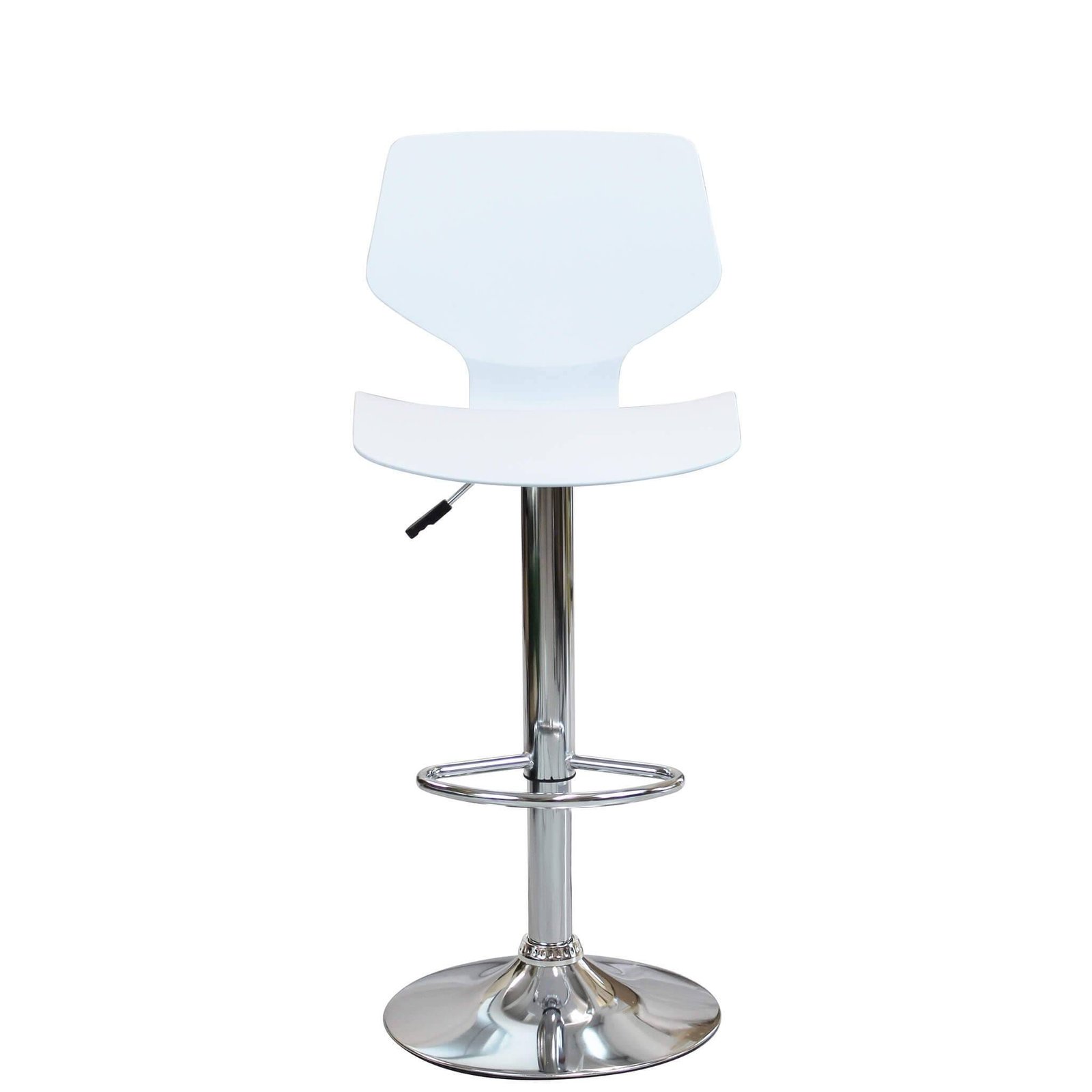 Sgabello Moderno per Sala da Pranzo in Plastica,Metallo cm 40x45x78 – FORREST