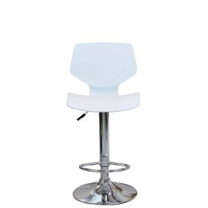 Sgabello Moderno per Sala da Pranzo in Plastica,Metallo cm 40x45x78 – FORREST