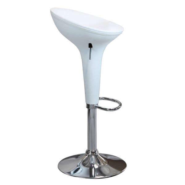 Sgabello Moderno per Sala da Pranzo in Plastica,Metallo cm 40x45x78 – FORREST