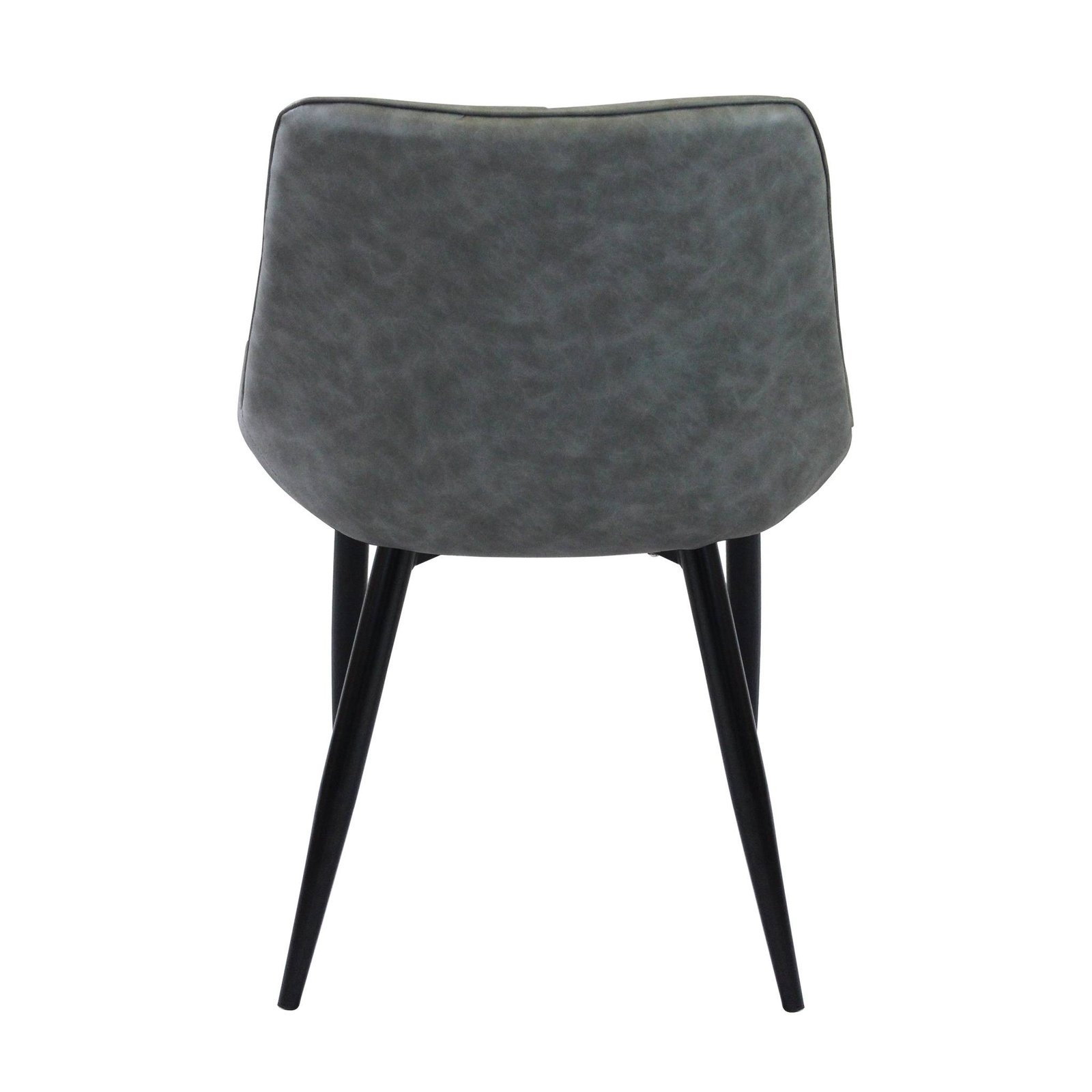 Poltrona per Sala da Pranzo in Ecopelle,Metallo cm 44x50x83 – WINNY