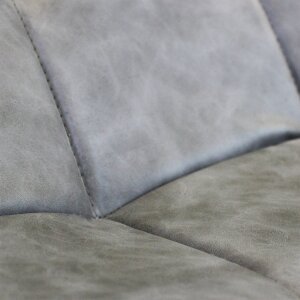 Poltrona per Sala da Pranzo in Ecopelle,Metallo cm 44x50x83 – WINNY