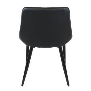7283_HF807283-NERO_5.jpeg Poltrona per Sala da Pranzo in Ecopelle,Metallo cm 44x50x83 – WINNY