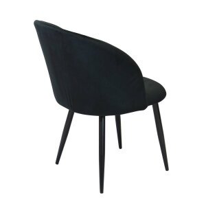 7284_HF807284-NERO_4.jpeg Poltrona per Sala da Pranzo in Ecopelle,Metallo cm 44x47x78 – POO