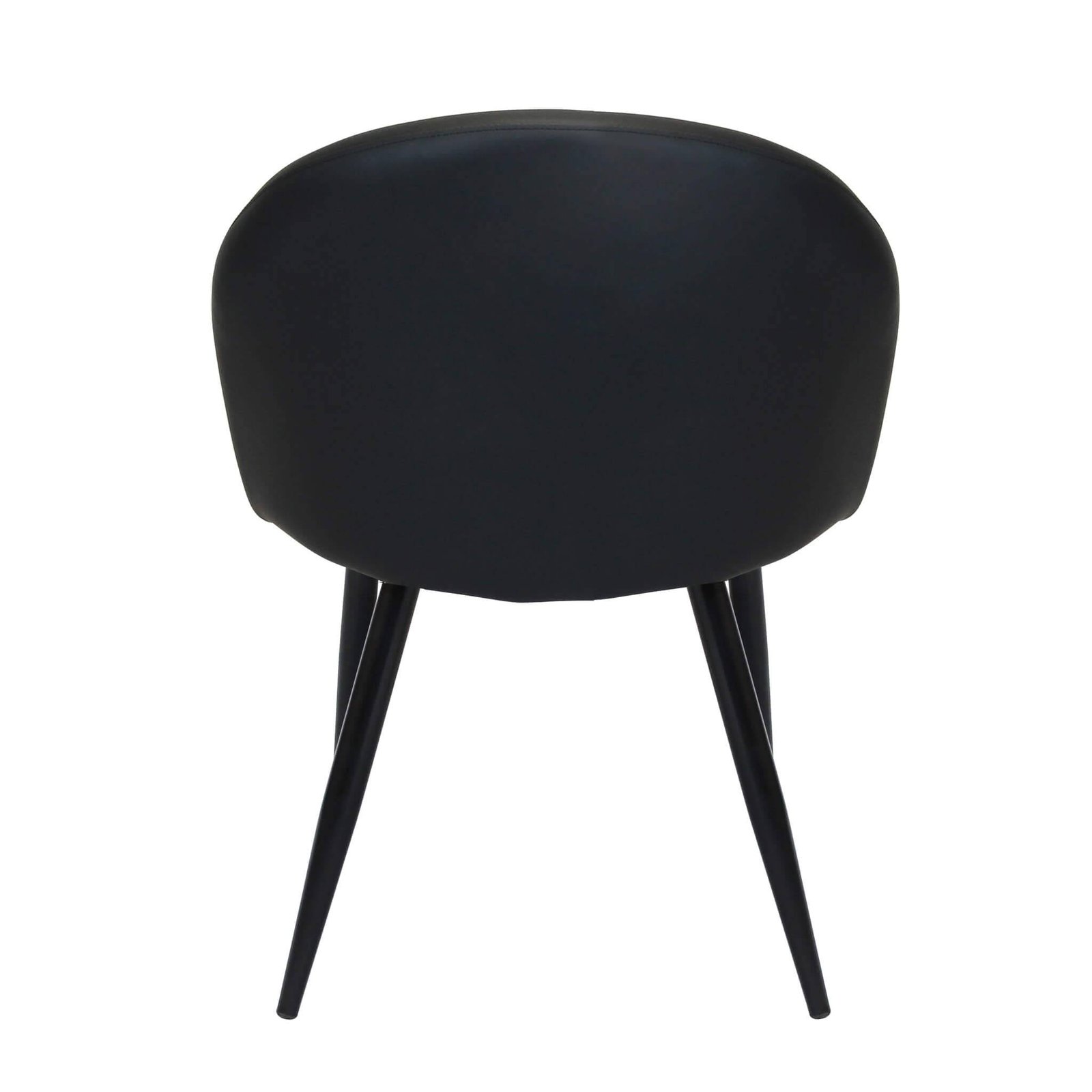 7284_HF807284-NERO_5.jpeg Poltrona per Sala da Pranzo in Ecopelle,Metallo cm 44x47x78 – POO