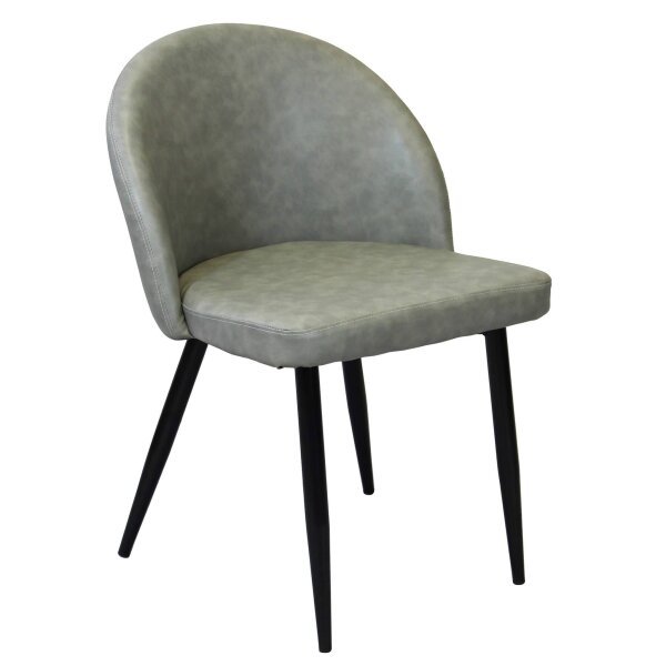 Poltrona per Sala da Pranzo in Ecopelle,Metallo cm 44x47x78 – POO