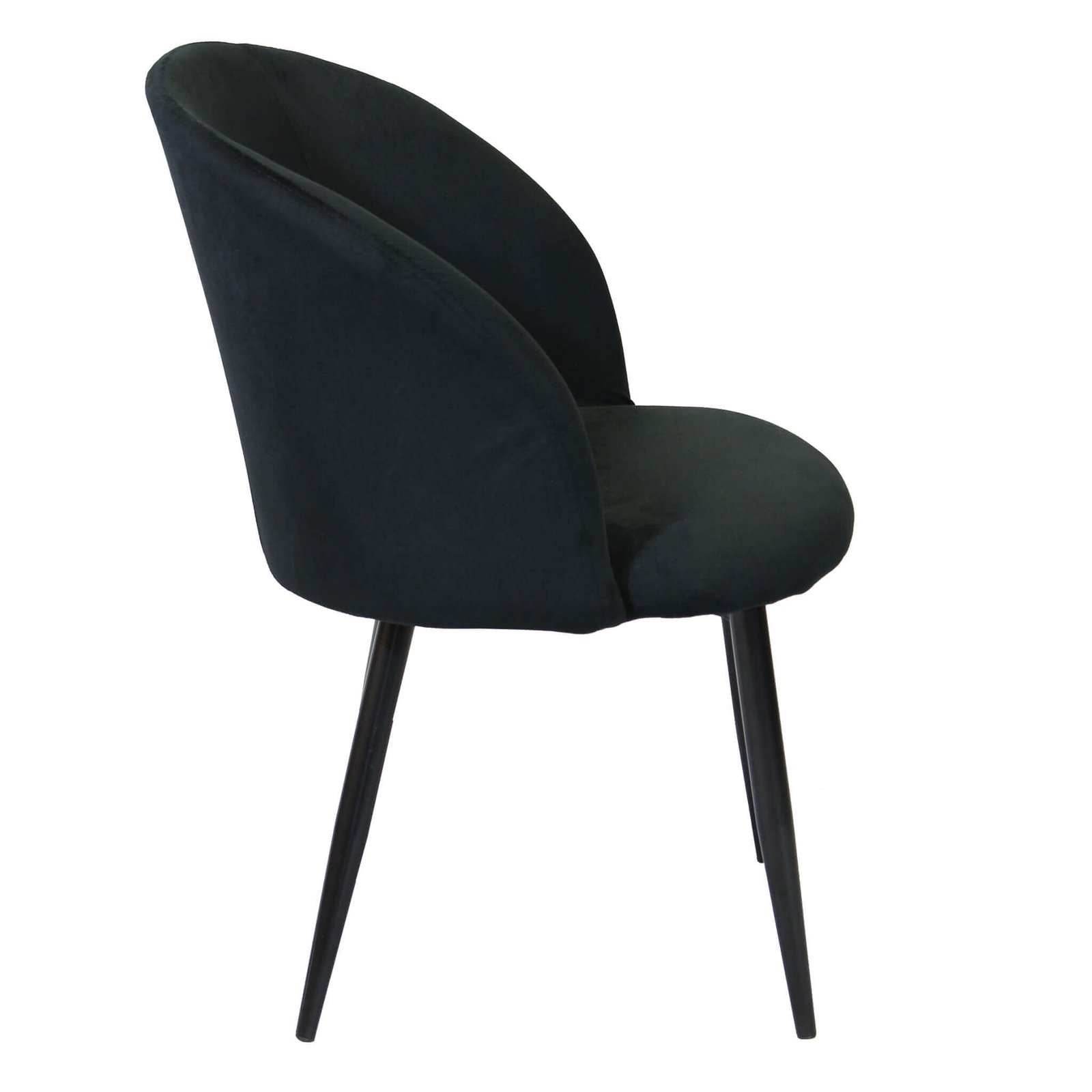 7285_HF807285-NERO_3.jpeg Poltrona per Sala da Pranzo in Velluto,Metallo cm 50x46x83 – TIGER