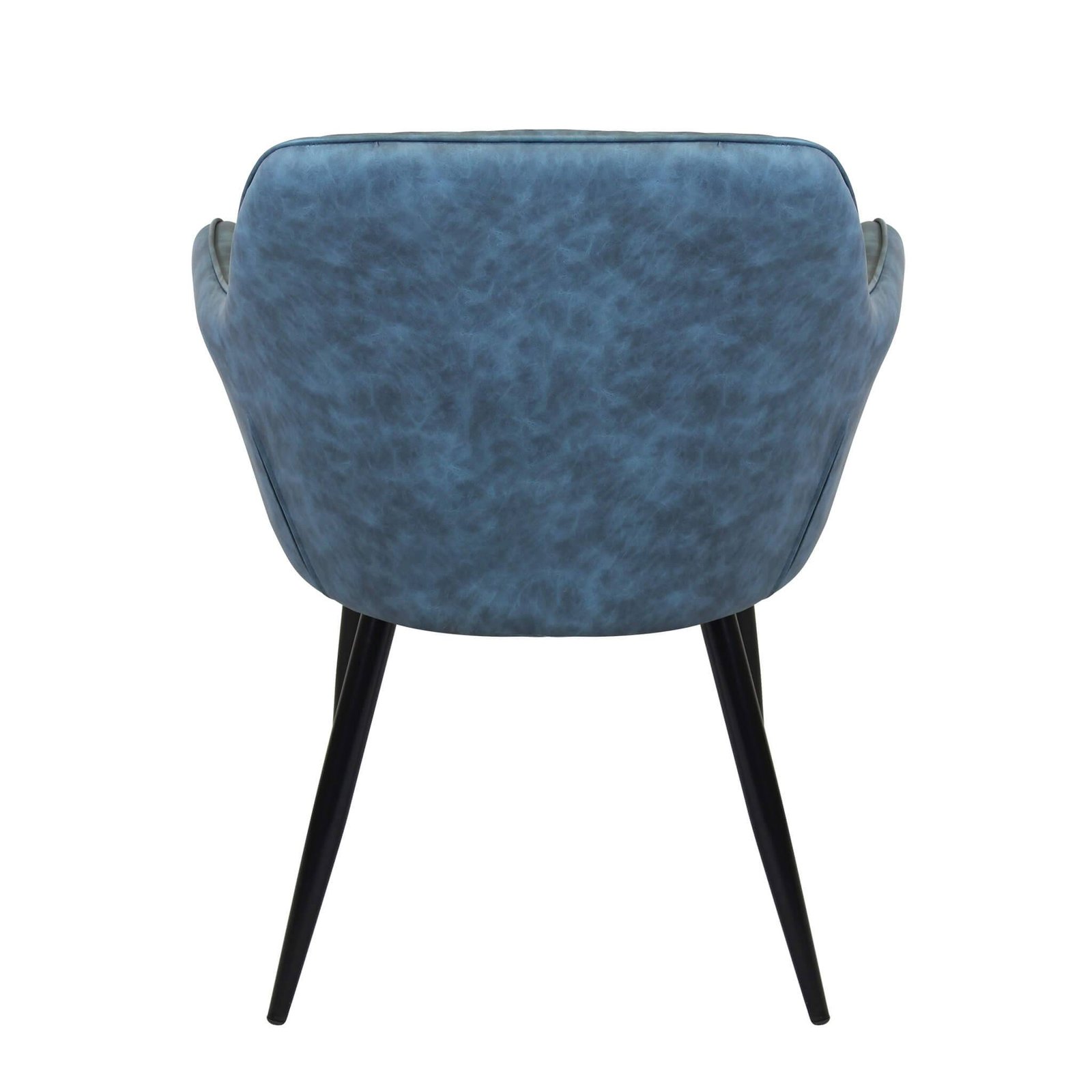 Poltrona per Sala da Pranzo in Ecopelle,Metallo cm 48x62x83 – ROBIN