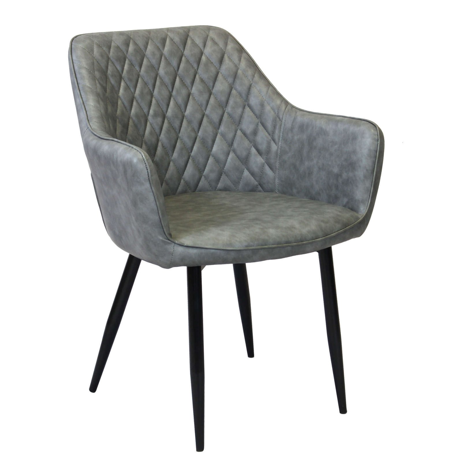 7286_HF807286-GREY.jpeg Poltrona per Sala da Pranzo in Ecopelle,Metallo cm 48x62x83 – ROBIN