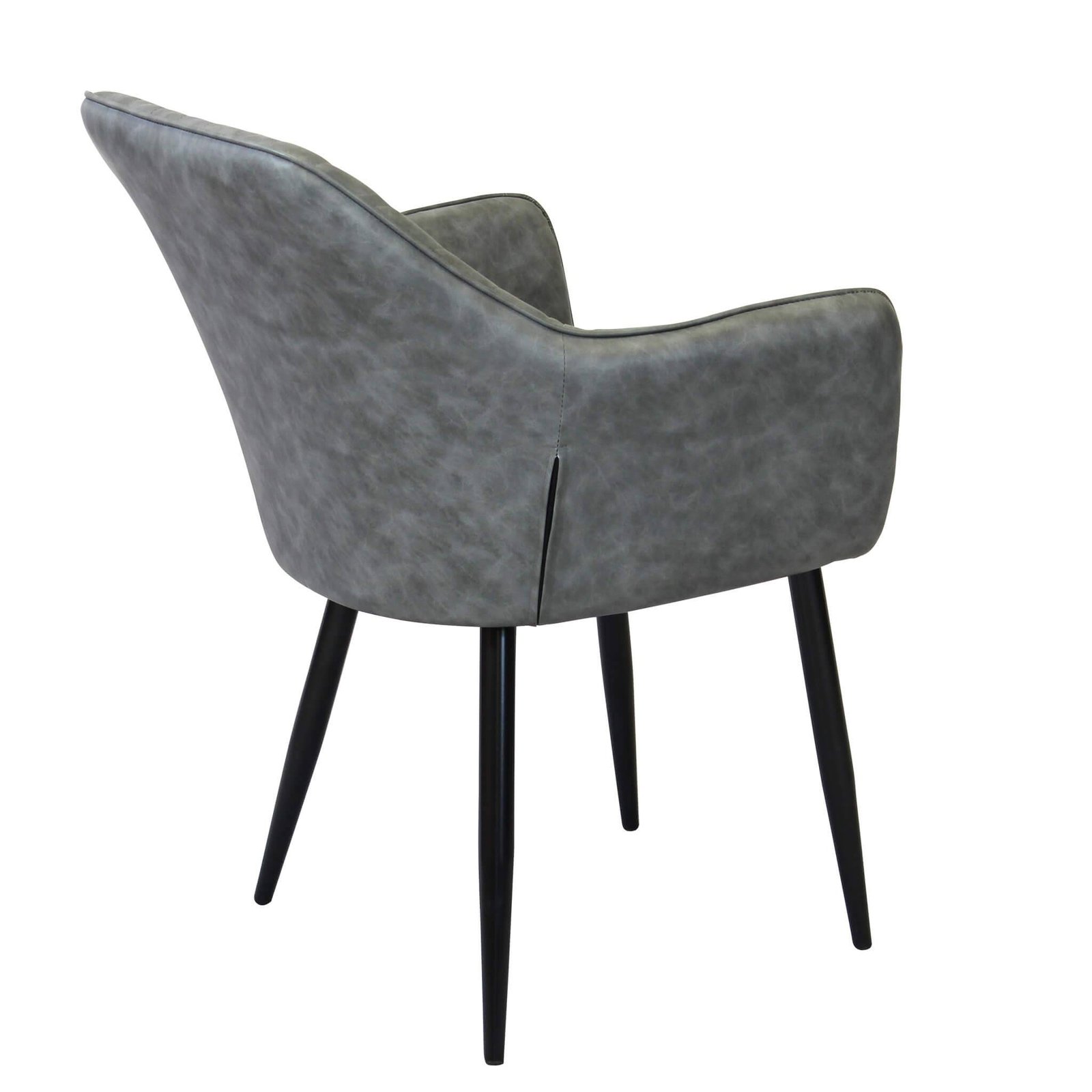 7286_HF807286-GREY_4.jpeg Poltrona per Sala da Pranzo in Ecopelle,Metallo cm 48x62x83 – ROBIN