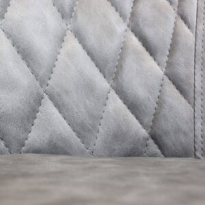 Poltrona per Sala da Pranzo in Ecopelle,Metallo cm 48x62x83 – ROBIN