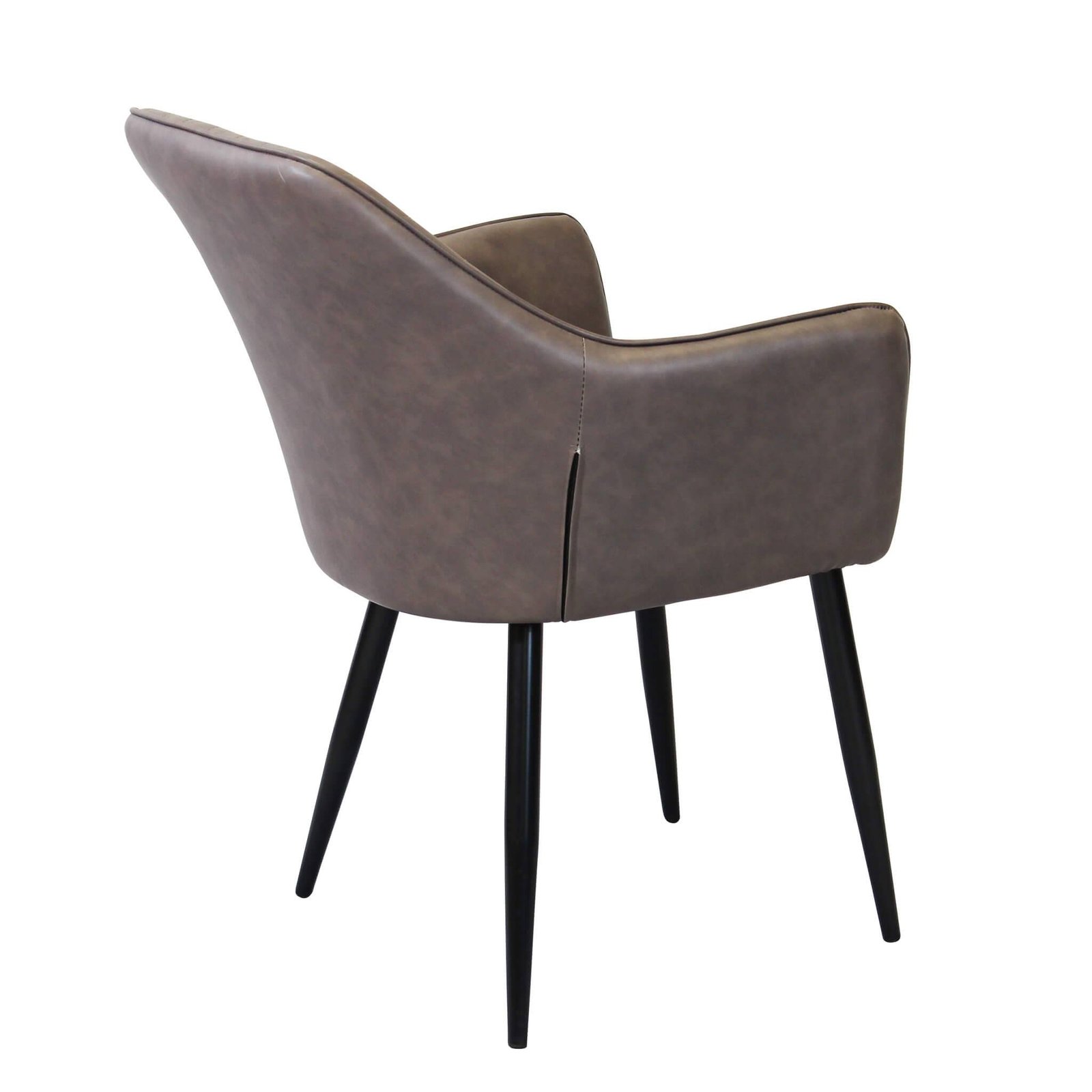 Poltrona per Sala da Pranzo in Ecopelle,Metallo cm 48x62x83 – ROBIN