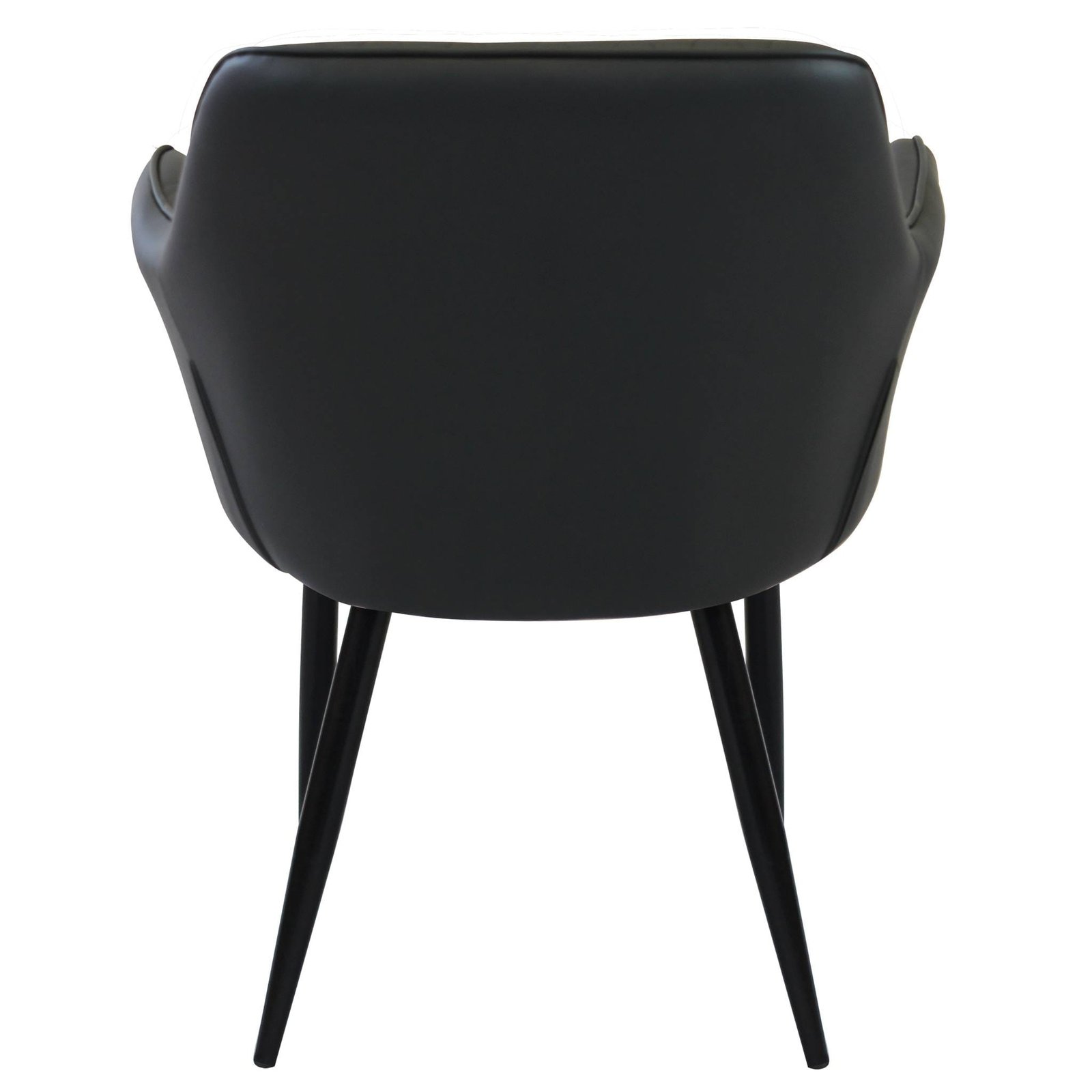 7286_HF807286-NERO_5.jpeg Poltrona per Sala da Pranzo in Ecopelle,Metallo cm 48x62x83 – ROBIN