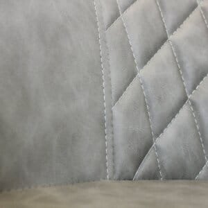 Poltrona per Sala da Pranzo in Ecopelle,Metallo cm 48x62x83 – ROBIN