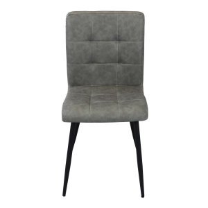 7287_HF807287-GREY_2.jpeg Sedia per Sala da Pranzo in Ecopelle,Metallo cm 40x41x89 – ELEONORE