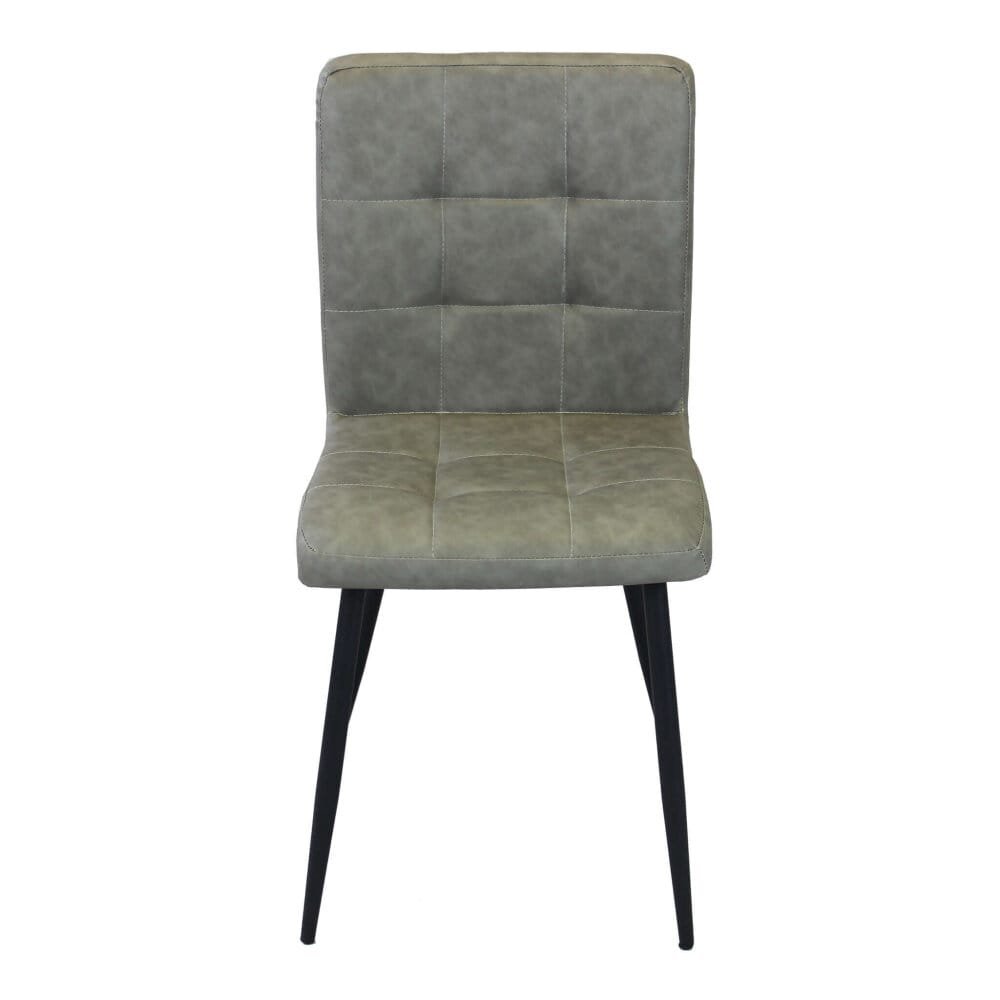 Sedia per Sala da Pranzo in Ecopelle,Metallo cm 40x41x89 – ELEONORE