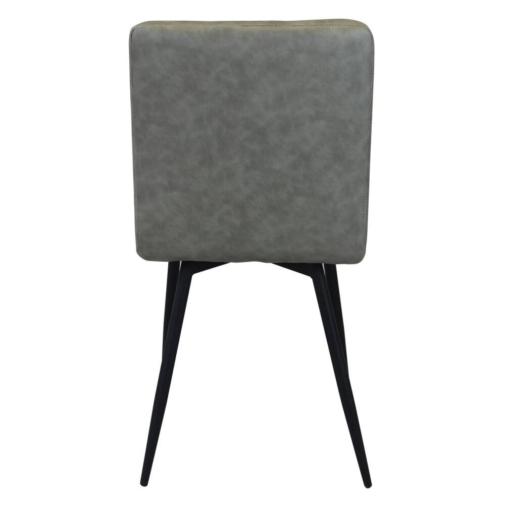Sedia per Sala da Pranzo in Ecopelle,Metallo cm 40x41x89 – ELEONORE