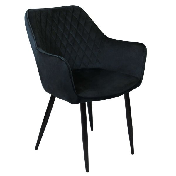 Poltrona per Sala da Pranzo in Velluto,Metallo cm 48x62x83 – CALLIOPE