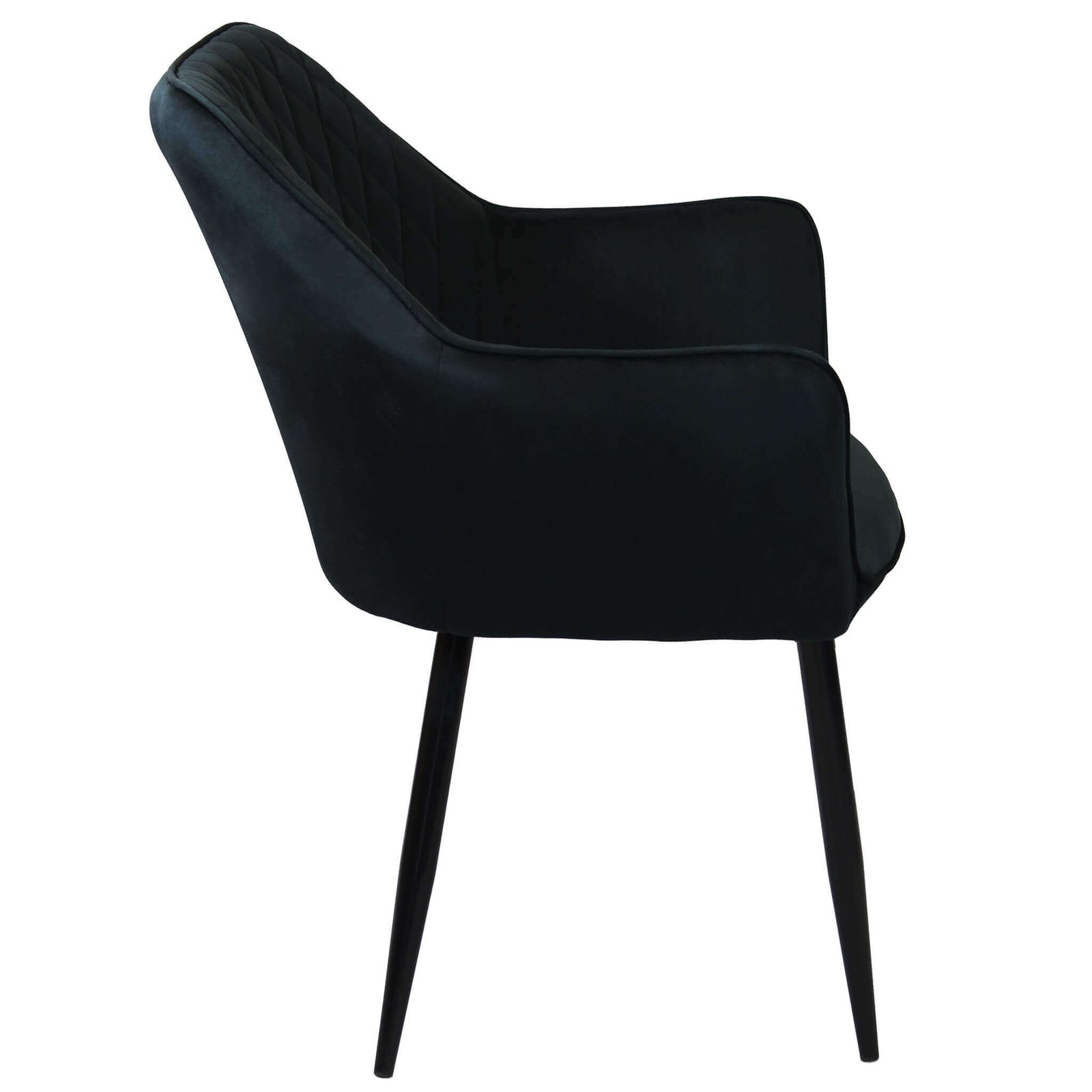 Poltrona per Sala da Pranzo in Velluto,Metallo cm 48x62x83 – CALLIOPE