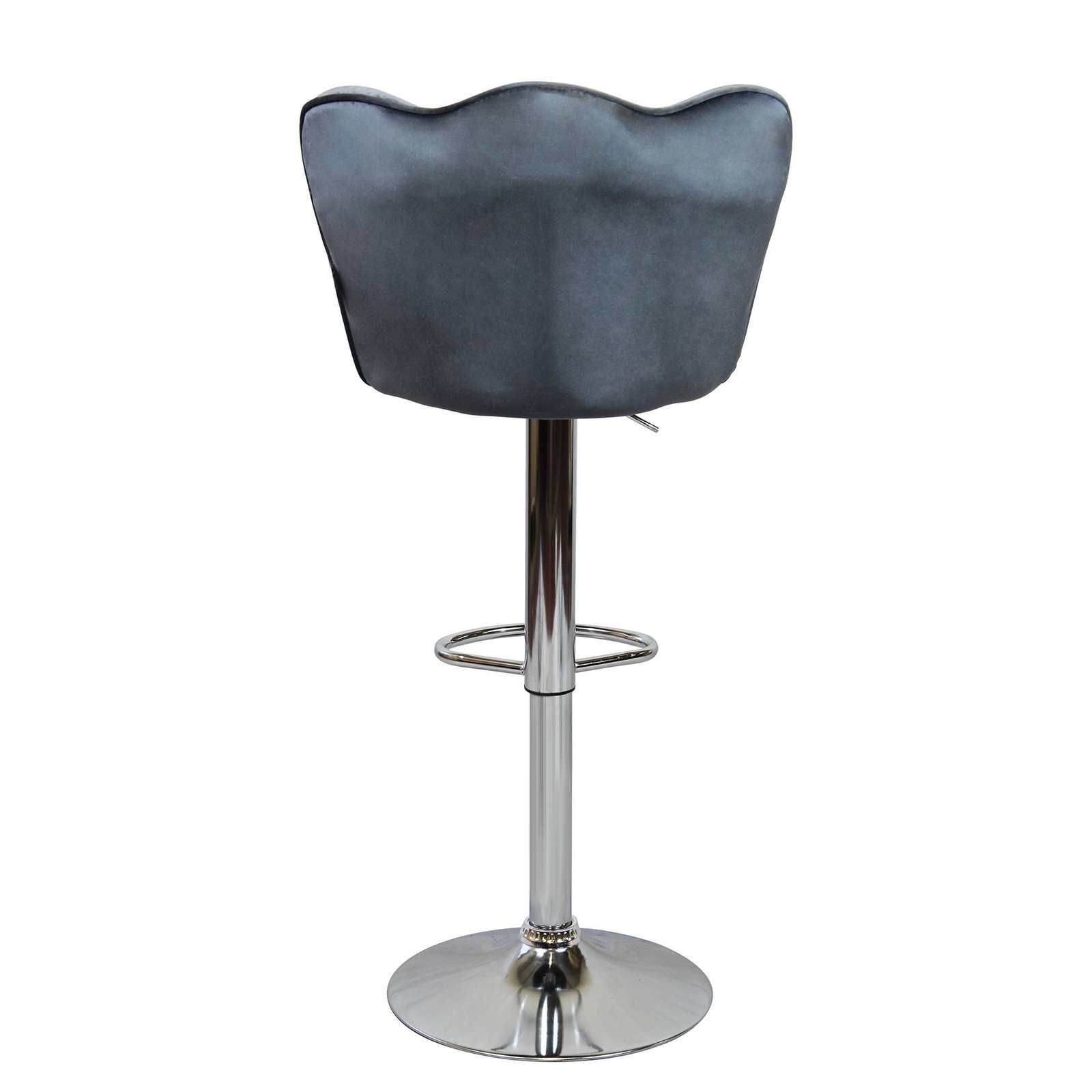 7289_HF807289-GREY_6.jpeg Sgabello alto con Schienale in Velluto,Metallo cm 51x49x101 – MAVERIK