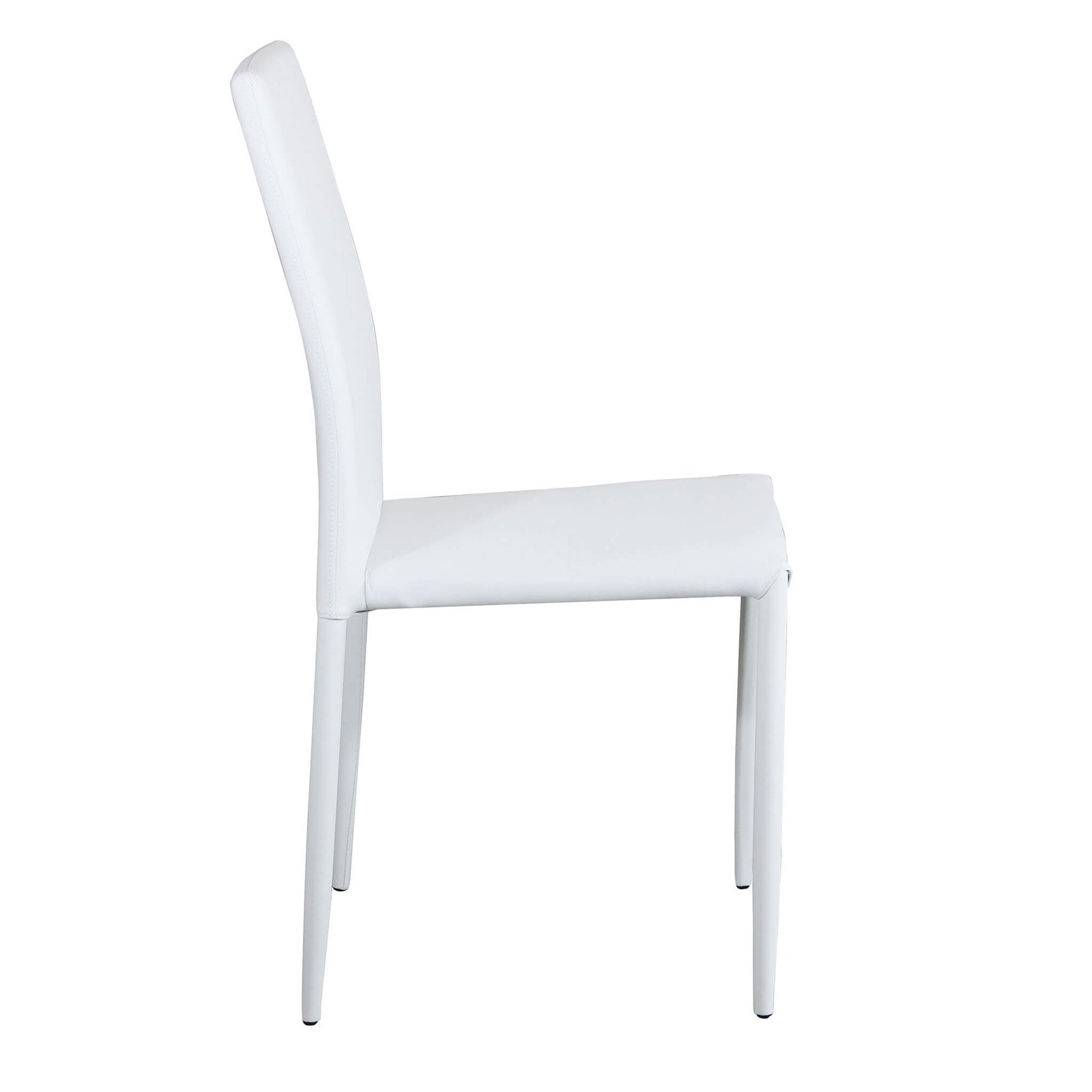 Sedia da Pranzo Moderna in Ecopelle,Acciaio cm 41x43x90 – RACHEL