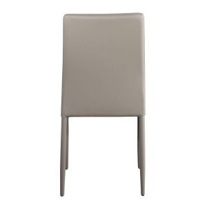 Sedia da Pranzo Moderna in Ecopelle,Acciaio cm 41x43x90 – RACHEL