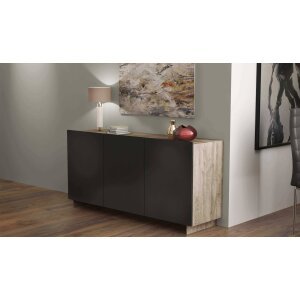Madia Moderna 3 ante in Truciolare cm 150x40x76 – ABEL