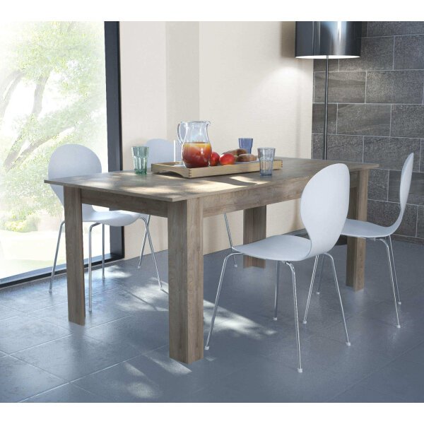 Tavolo da Pranzo Allungabile in Truciolare FSC cm 160-200×90 – ELI