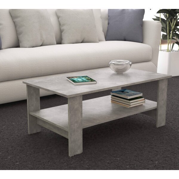 Tavolino da Salotto con ripiano Moderno in truciolare 100×40 – JONNY