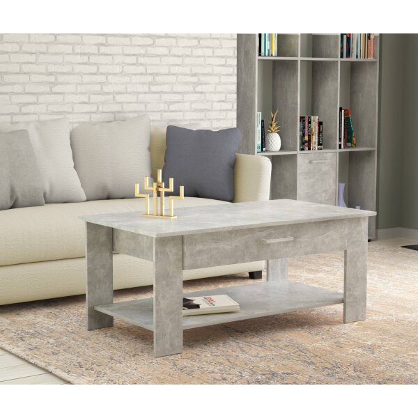 Tavolino da Salotto Moderno in Truciolare FSC cm 110×46,50 – JONNY