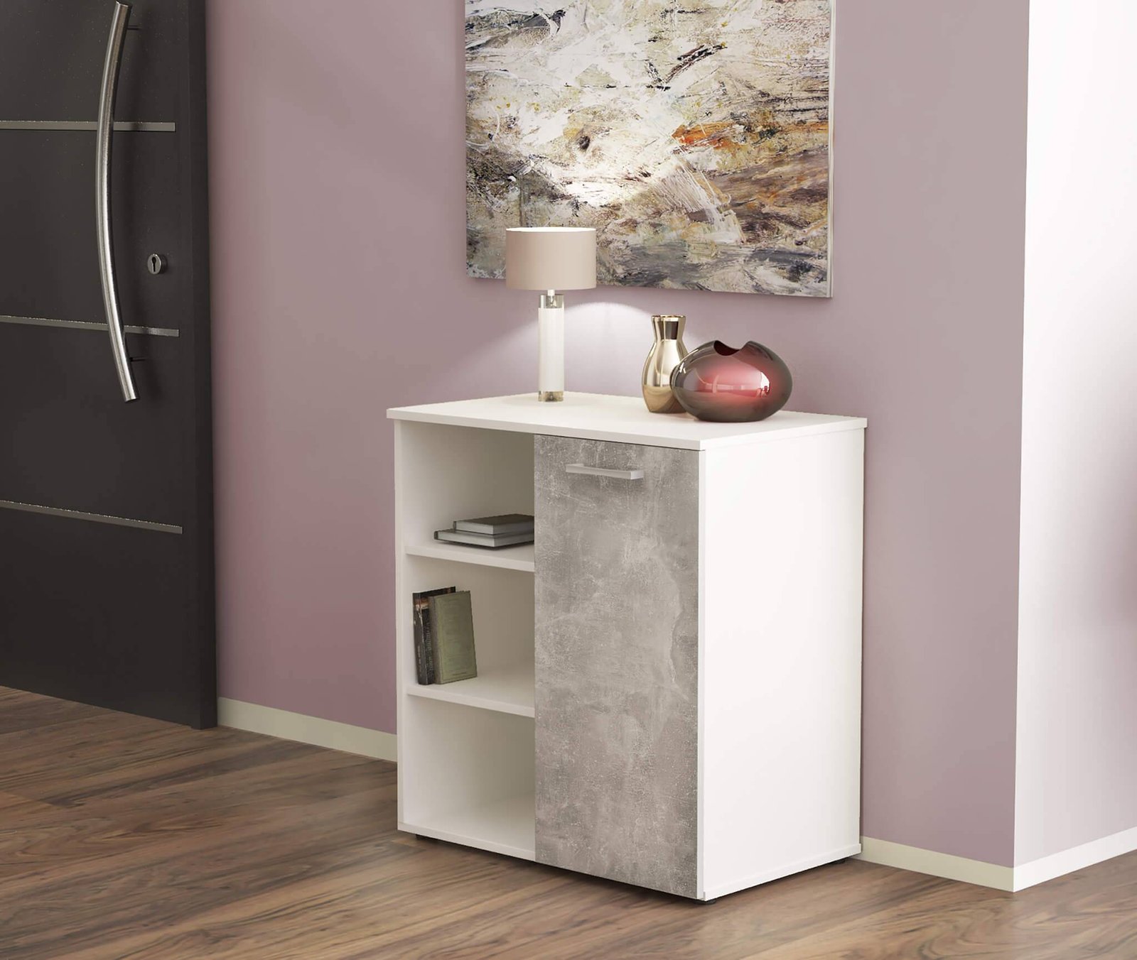 1486_MK801482_2.jpeg Mobile Ingresso Moderno Salvaspazio in Truciolare cm 68x35x87 – LOUIS