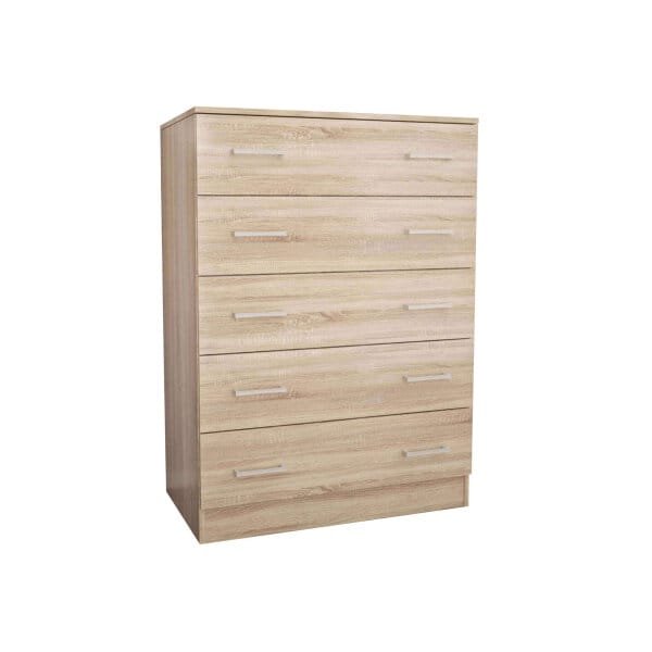 Cassettiera con 5 cassetti in Truciolare cm 80x45x111 – VANCE