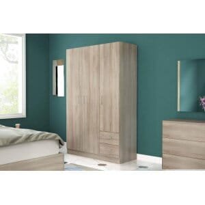 1513_MK801518_2.jpeg Armadio con 3 ante 2 cassetti in Truciolare cm 120x52x190 – JOEY