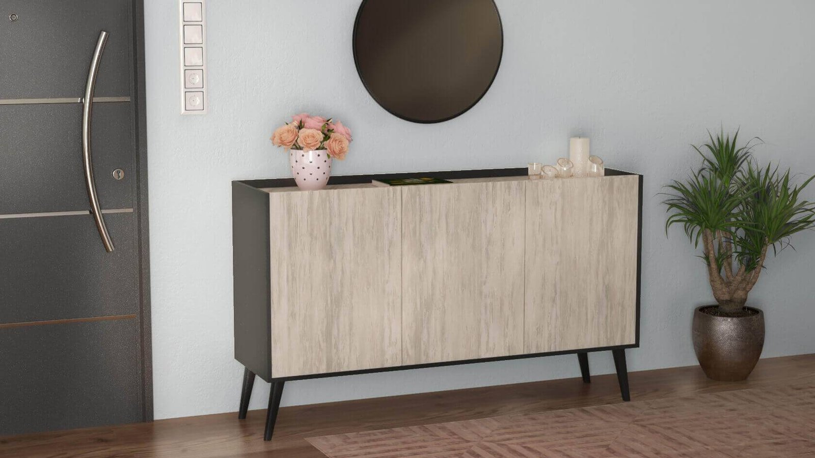 1517_MK801521_2.jpeg Madia di design con 3 ante in Truciolare cm 150×41,5×78 – THOMAS