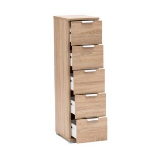 Cassettiera 5 cassetti in Truciolare cm 27x38x103 – LANCELOT