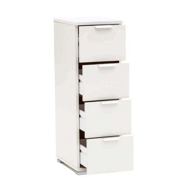 Cassettiera 4 cassetti in Truciolare cm 60x38x174 – KEN
