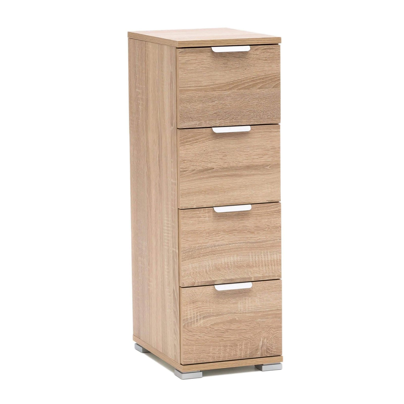 Cassettiera 4 cassetti in Truciolare cm 60x38x174 – KEN