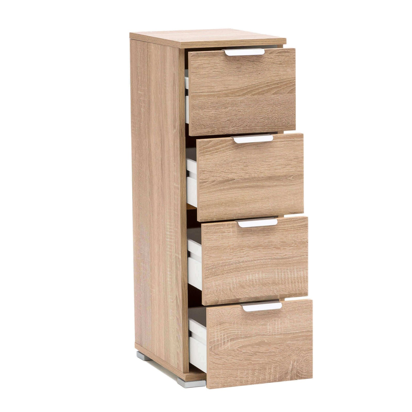 Cassettiera 4 cassetti in Truciolare cm 60x38x174 – KEN